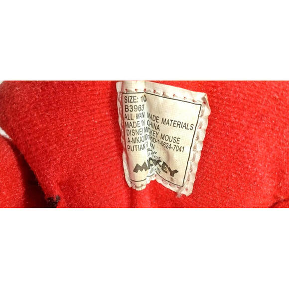 Disney Mickey Mouse Snow Boots Kid Boys Size 10 Black Adjustable Strap Lightup - Picture 2 of 9